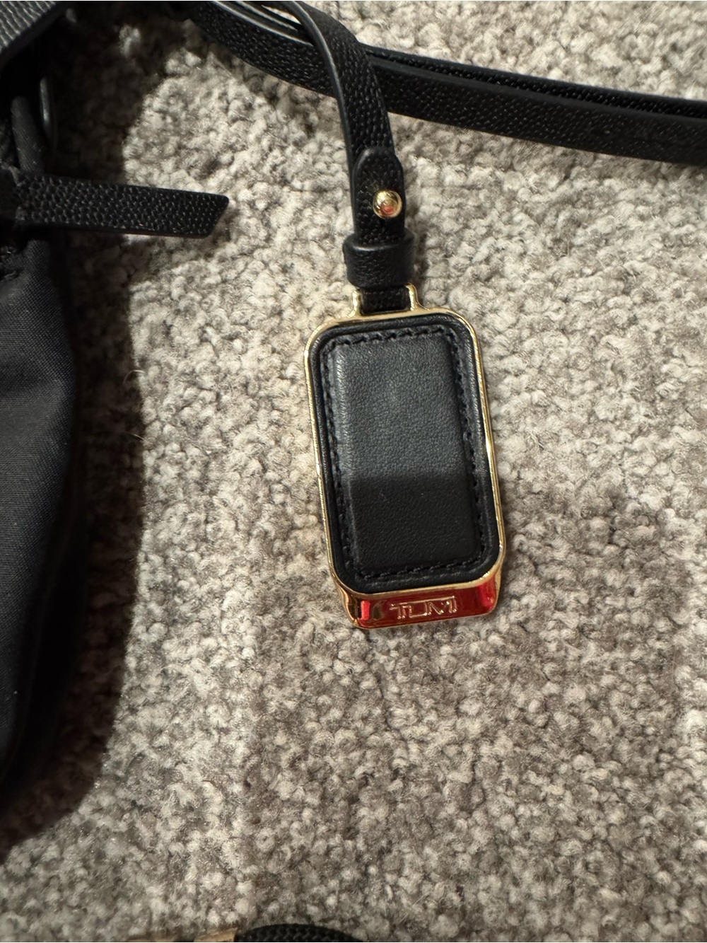 Tumi Voyageur Persia Crossbody Black with Gold Hardware - Picture 9 of 13
